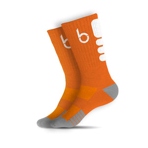 BU Signature Crew Socks - Orange