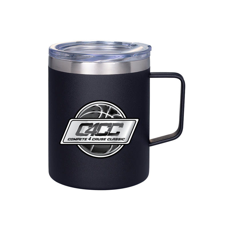 Prime Line 12oz Vacuum Insulated Coffee Mug With Handle